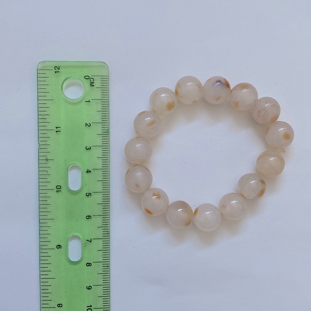 Semi-Precious Natural Healing Power Bracelet White 
Quartz